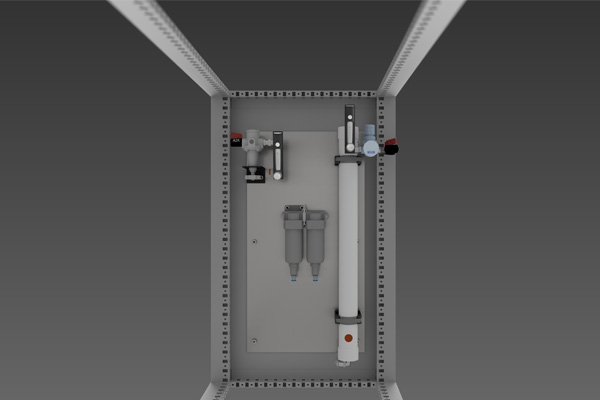 Built-in modules for nitrogen generators